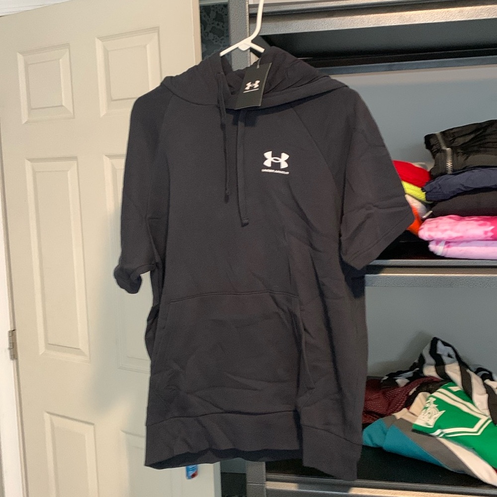 Under Armour short sleeve hoodie